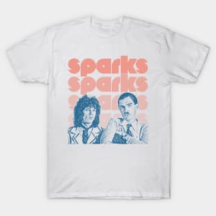 Sparks /// Vintage Style Retro Aesthetic Design T-Shirt